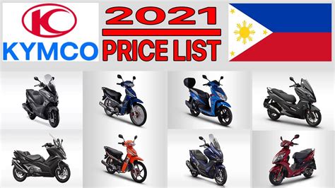 kymco motorcycle philippines price list 2023